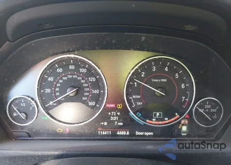 2013 BMW 335I из США, поврежденный, VIN WBA3A9C53DF475860